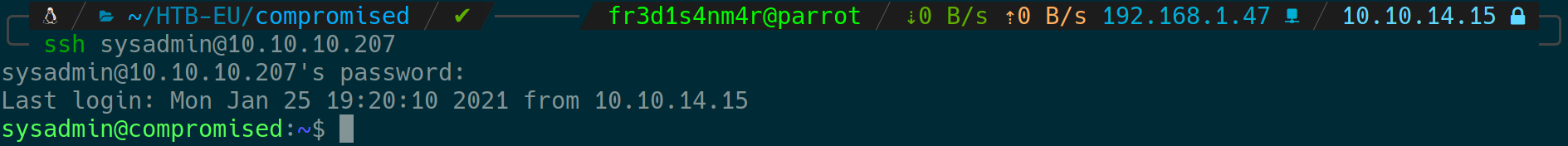 Compromised-sysadmin