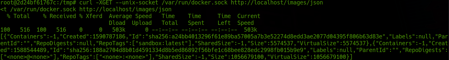 feline-docker-list-images