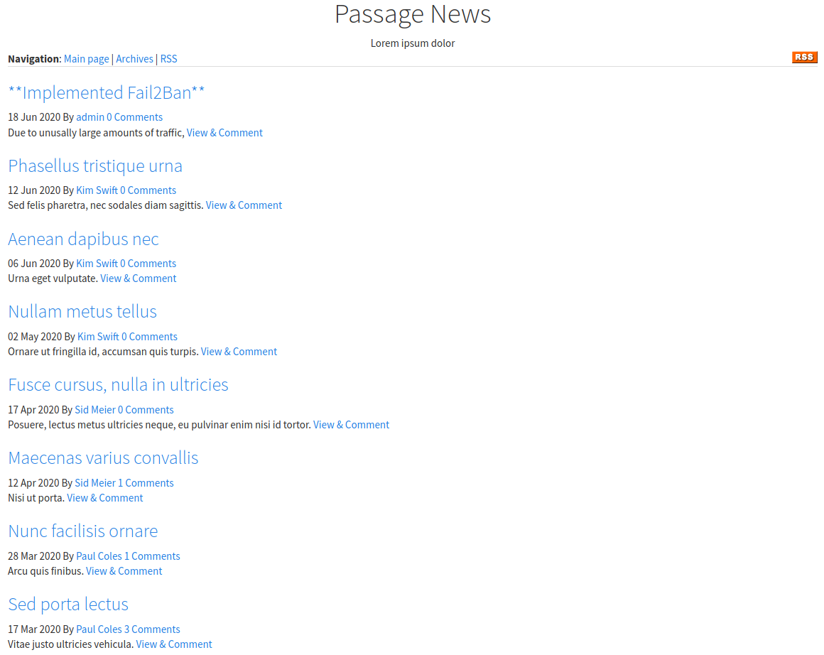 Passage-news-feed