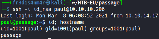 Passage-ssh-paul